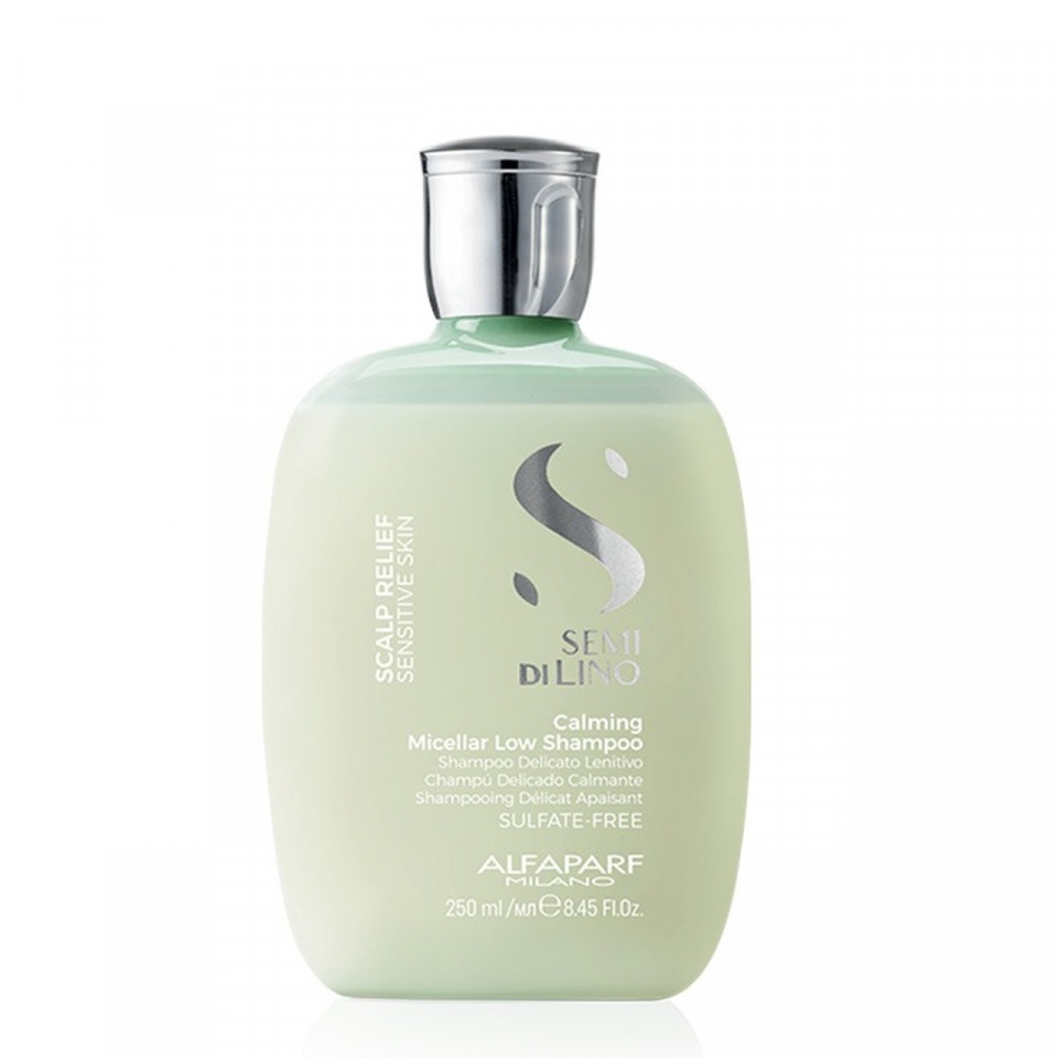 Alfaparf Sampon calmant pentru scalp sensibil Semi di Lino Scalp Relief Calming Micellar Low 250ml