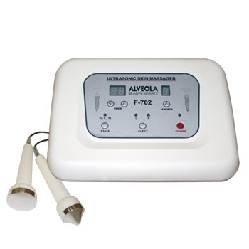Aparat cosmetic cu ultrasunete cu 2 capete de tratament