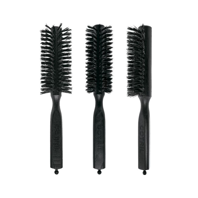 Cotril Kit cu 3 perii termice e cu par de mistret si maner din lemn Style Set