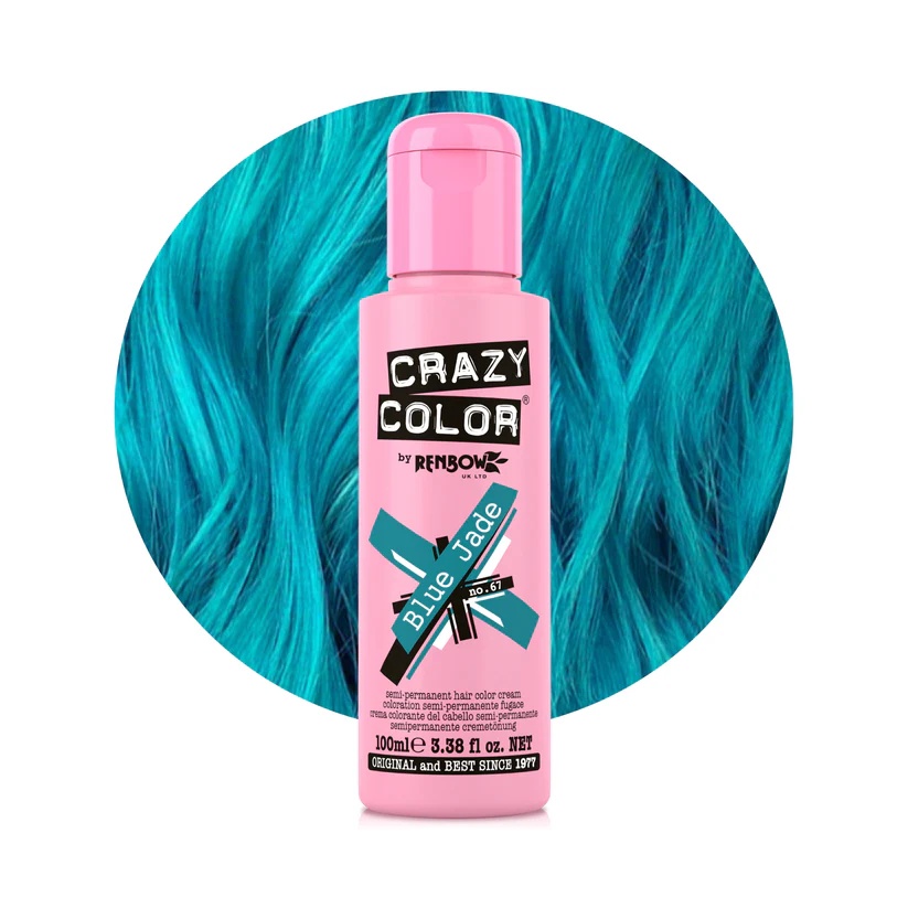 Crazy Color Vopsea semipermanenta 67 Blue Jade 100ml