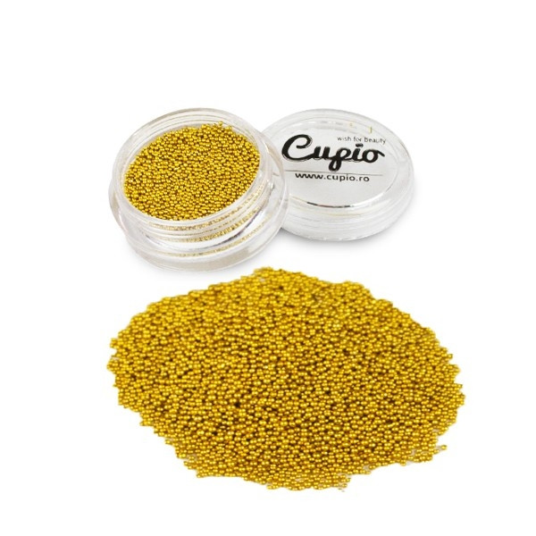 Cupio Caviar unghii auriu auriu imagine noua marillys.ro