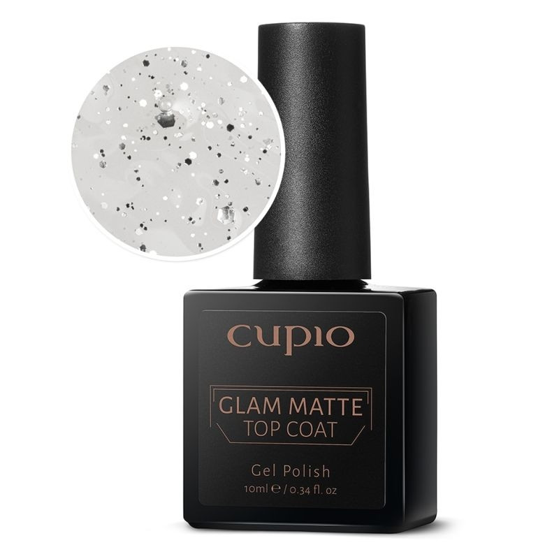 Cupio Glam Matte Top Coat – Sexy 10ml 10ml imagine noua marillys.ro