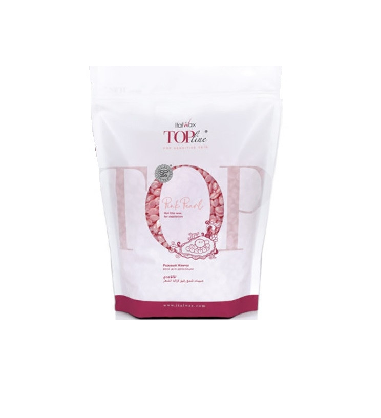 Poze Italwax Top Line Pink Pearl - Ceara de epilat elastica fara rasina granule 750g
