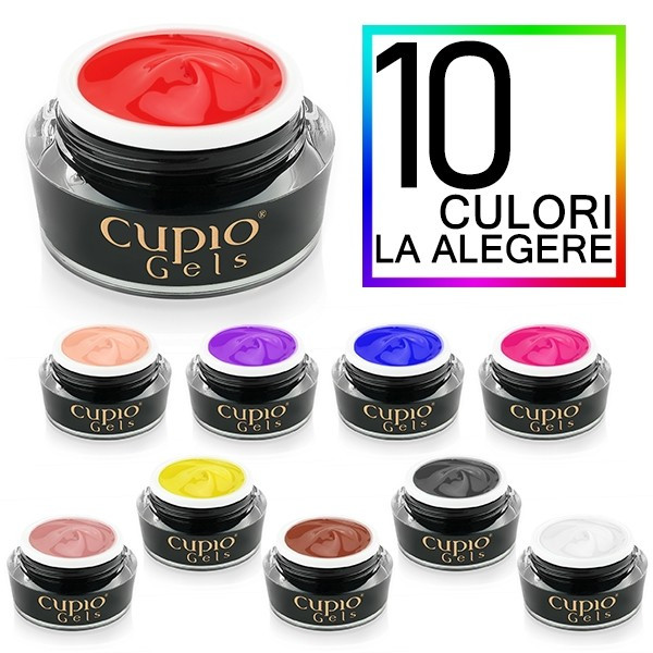 Kit 10 geluri colorate Cupio