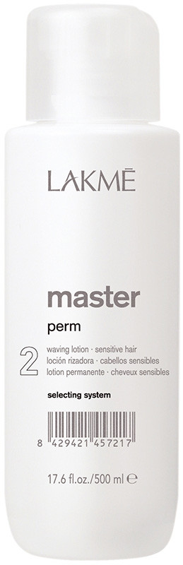 Lakme Master Perm 2 - Permanent pentru par vopsit / sensibilizat 500 ml