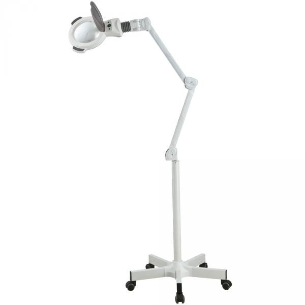 Lampa cu lupa cosmetica cu led cu 3 dioptrii si stativ mobil
