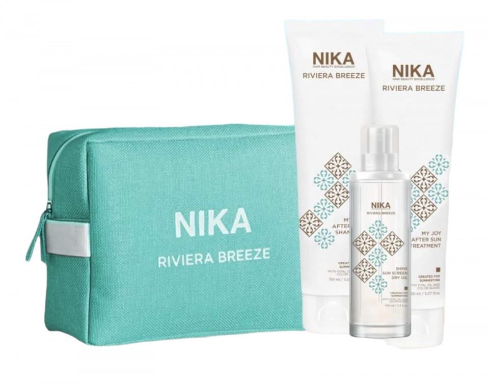 temperatura scazuta in timpul somnului la copii Nika Riviera Breeze Kit pentru ingrijirea parului in timpul si dupa expunerea la soare
