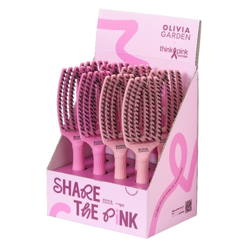 Olivia Garden Display 8 perii de par Finger Combo Think Pink 2025
