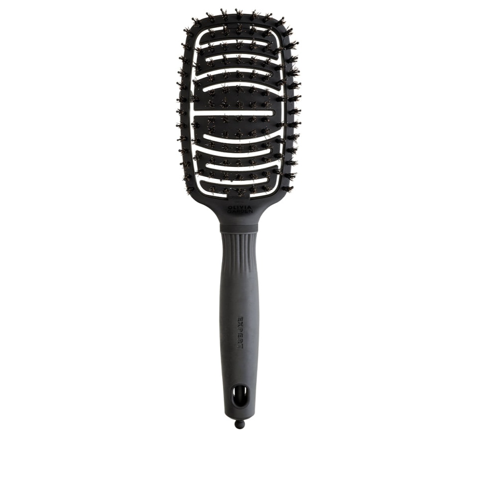 Olivia Garden Perie de par mistret+nailon Expert Care Flex Black Label