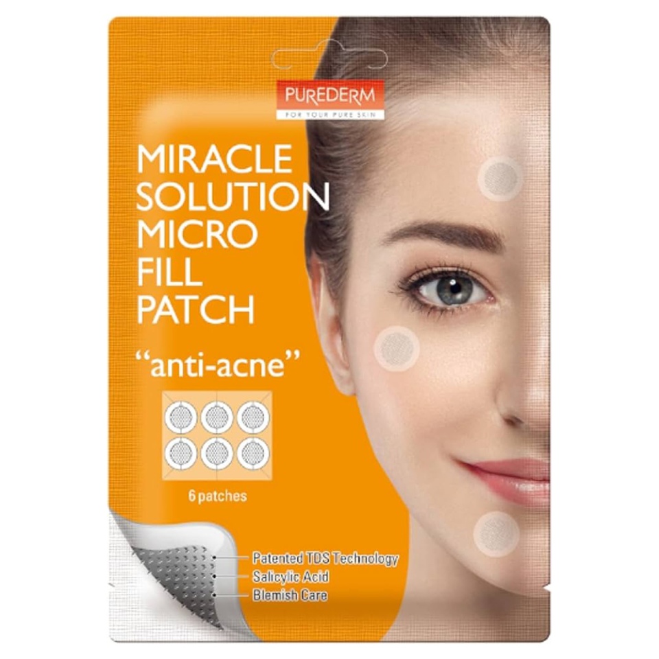 PureDerm Plasturi antiacnee cu acid salicilic Micro Fill Patch 6buc