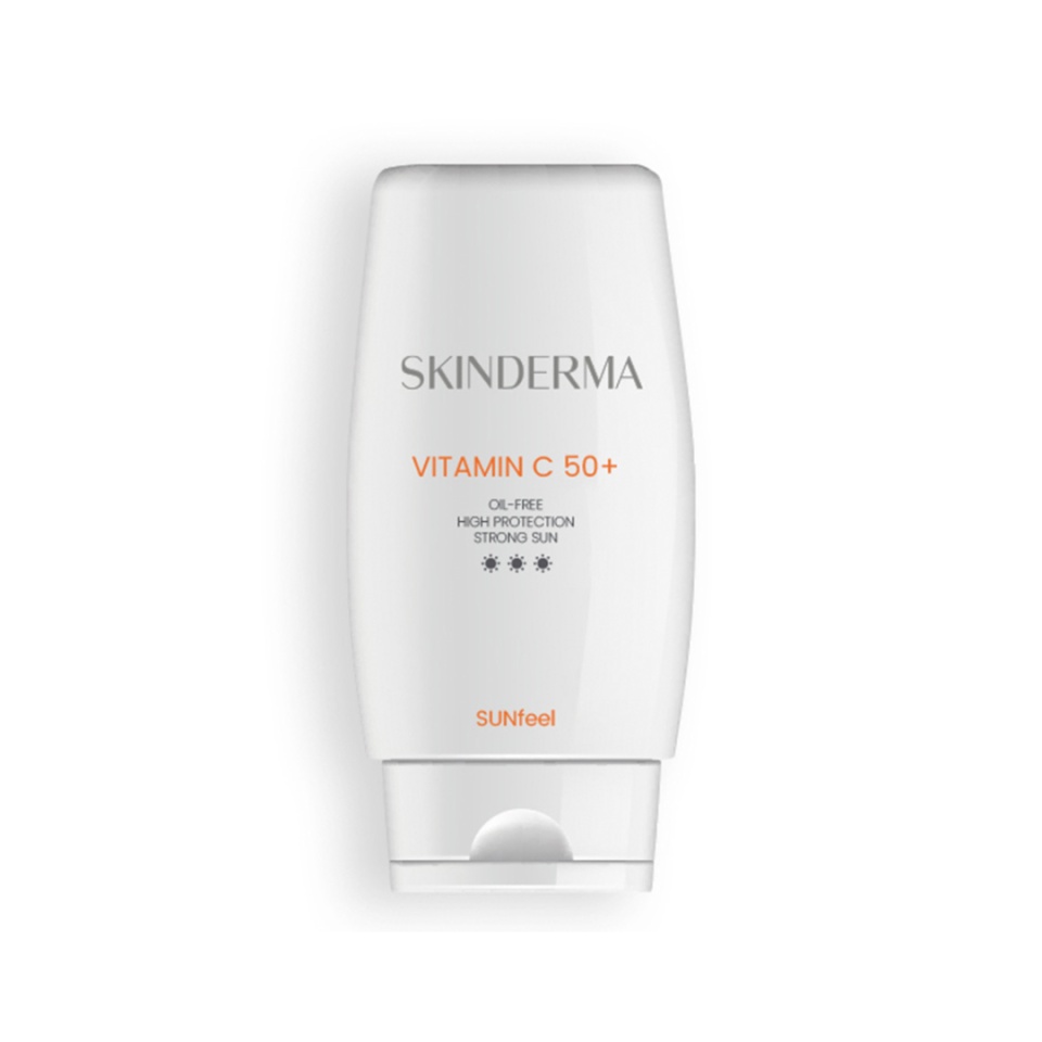Skinderma Crema de protectie solara SPF 50+ cu vitamina C 50ml