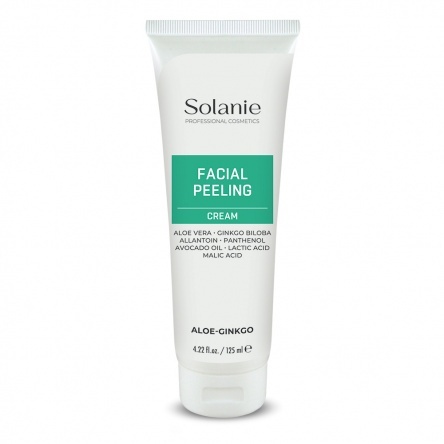 Solanie Scrub facial de curatare profunda 2in1 Aloe Ginkgo 125ml
