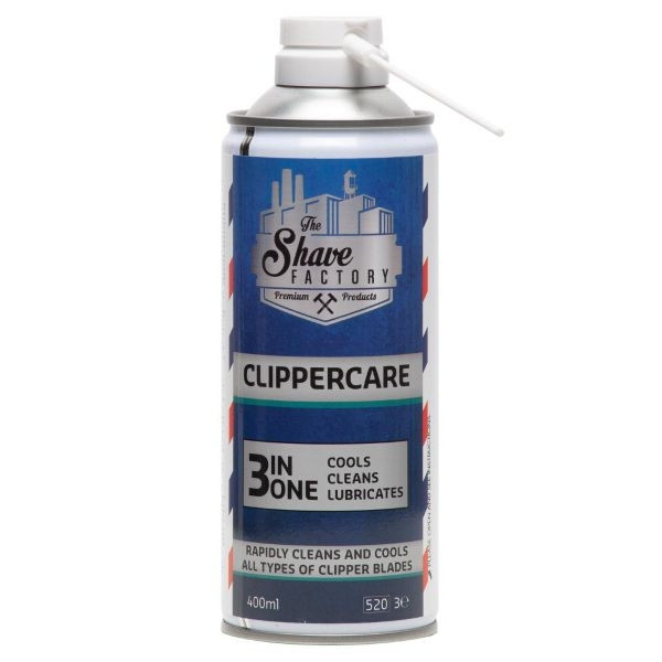 The Shave Factory Clippercare Spray 3 in 1 pentru masini de tuns 400ml 400ml imagine noua marillys.ro