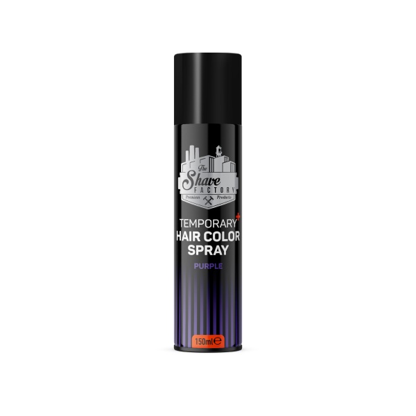 The Shave Factory Spray colorant mov pentru par Temporary Color Purple 150ml