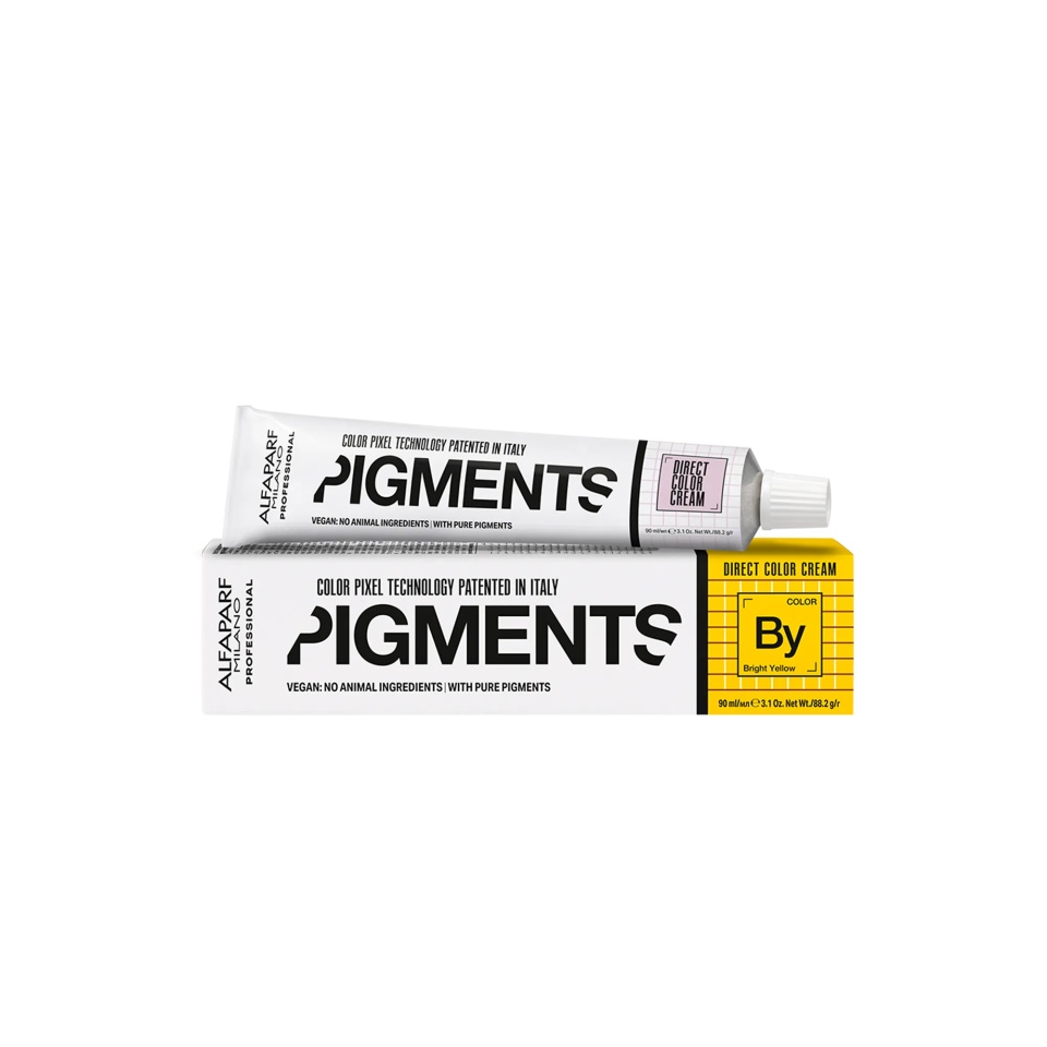 Alfaparf Pigment crema galben pentru par Bright Yellow Pigments 90ml