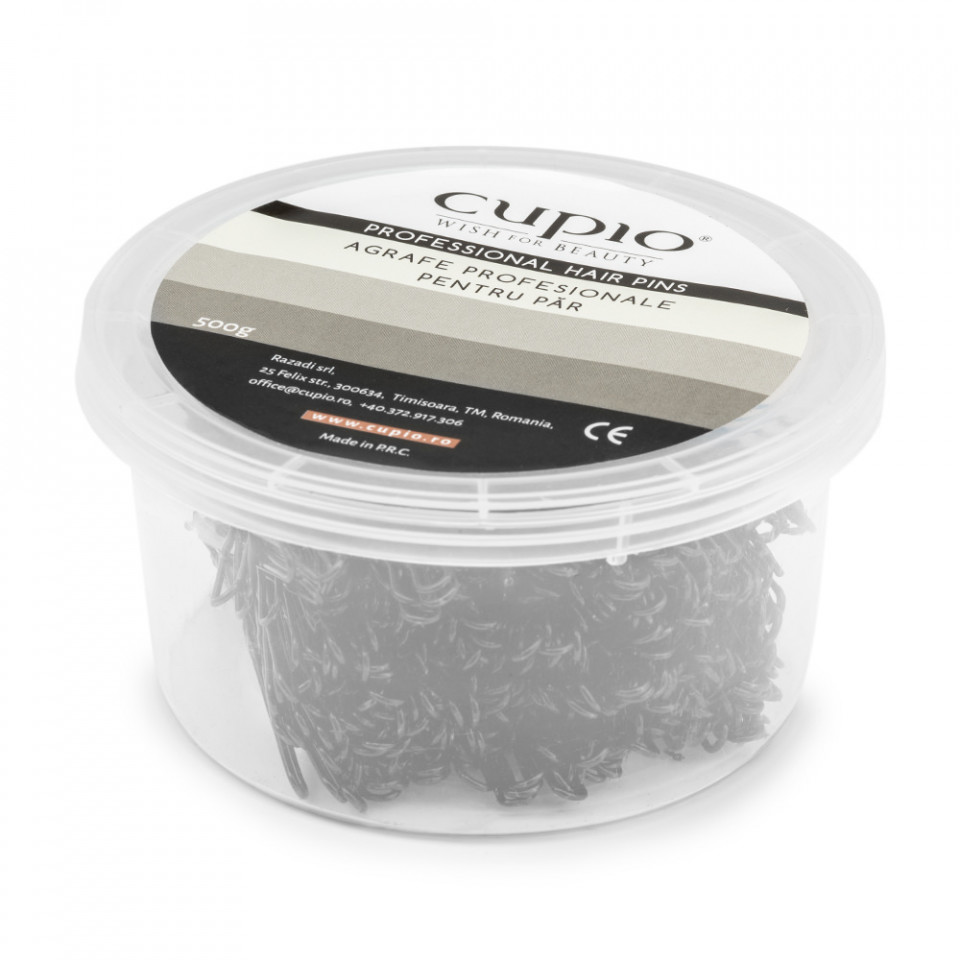 Cupio Agrafe tip ace pentru coc negre ondulate 7cm 500g