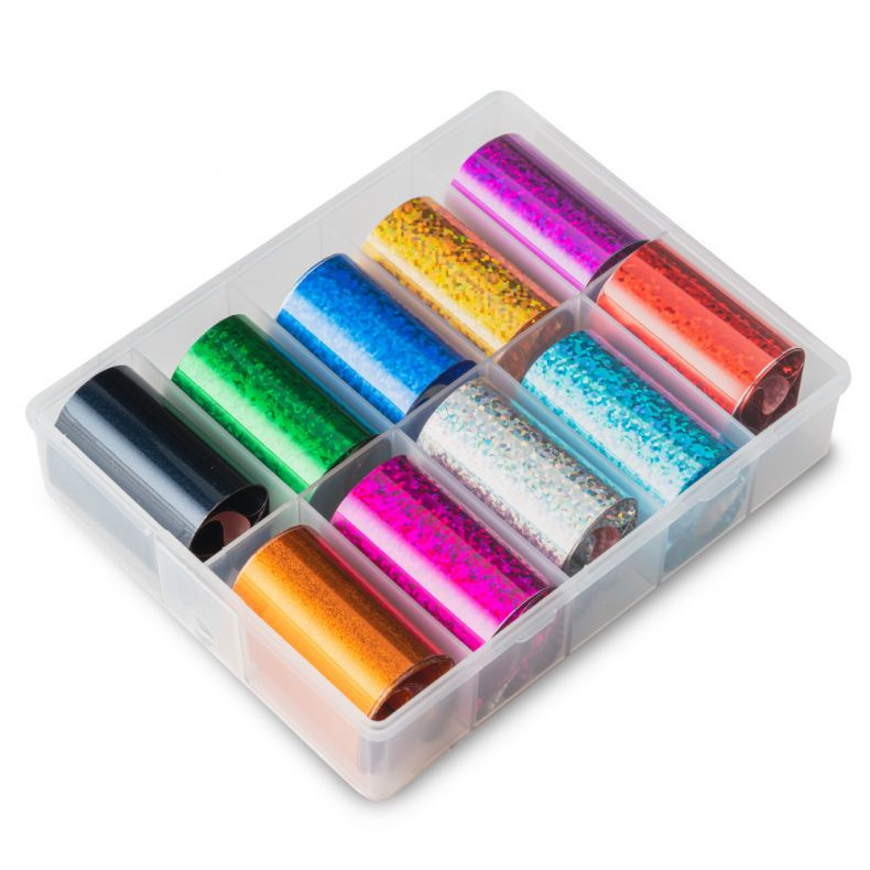 Cupio Folie de transfer set 10 - Pixel Holographic Color