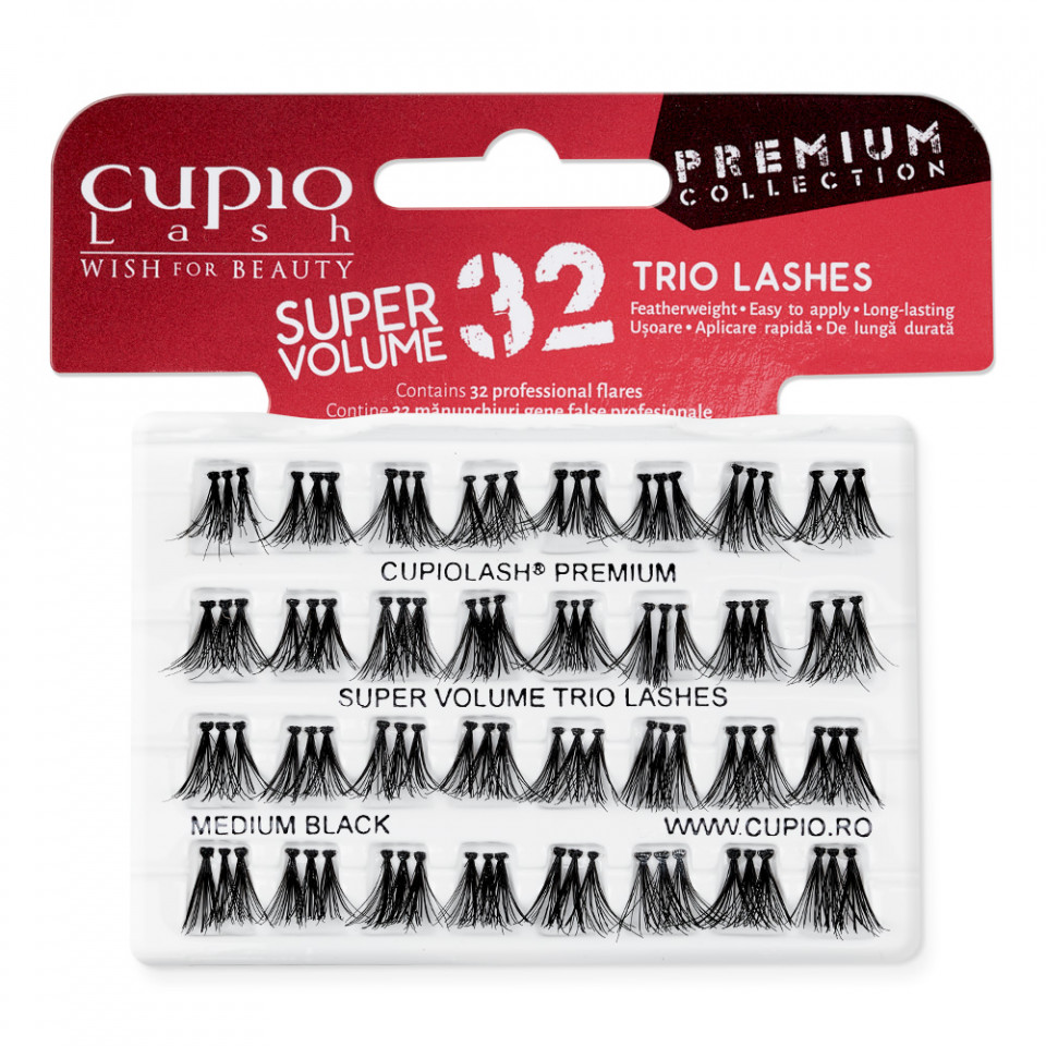 Cupio Gene individuale cu nod Super Volume Trio Flares Premium