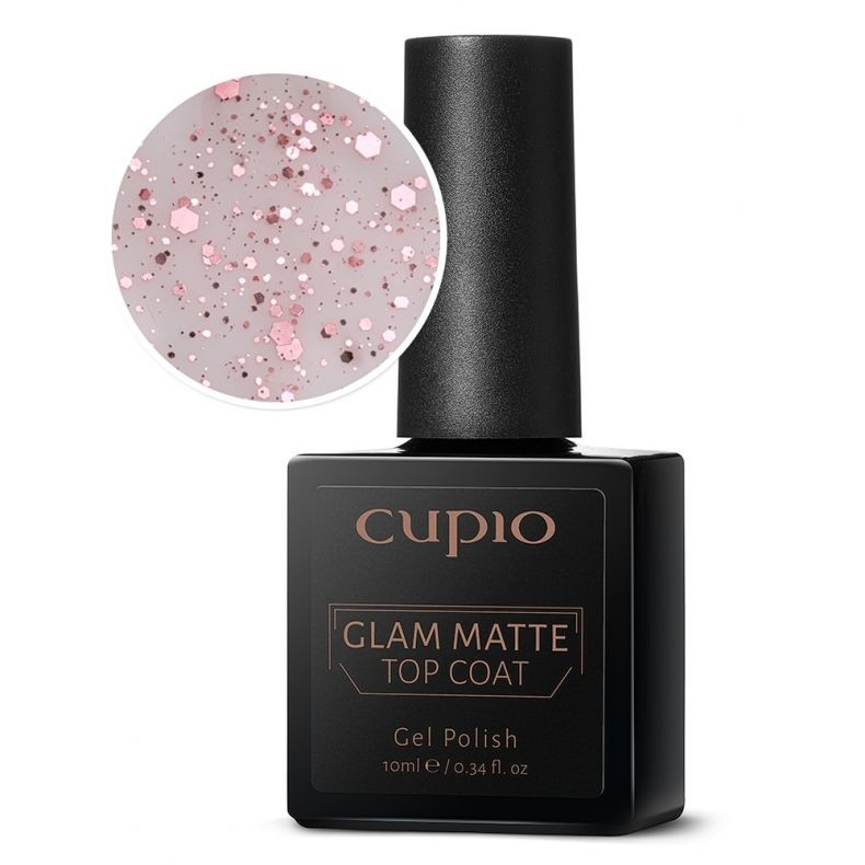 Cupio Glam Matte Top Coat – Sassy 10ml 10ml imagine noua marillys.ro