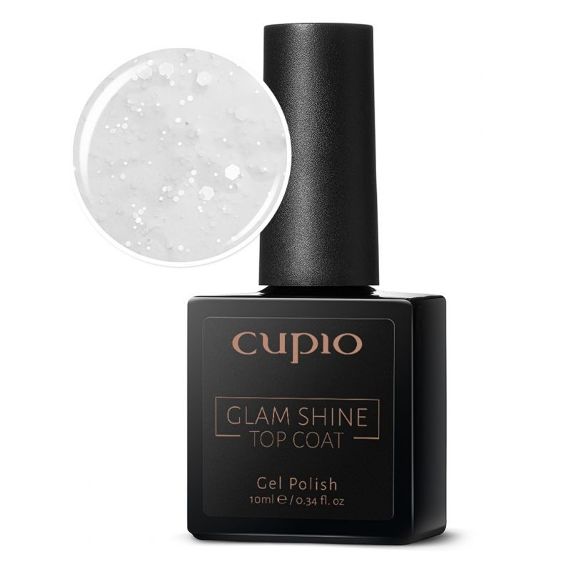 Cupio Glam Shine Top Coat – Angelic 10ml 10ml imagine noua marillys.ro