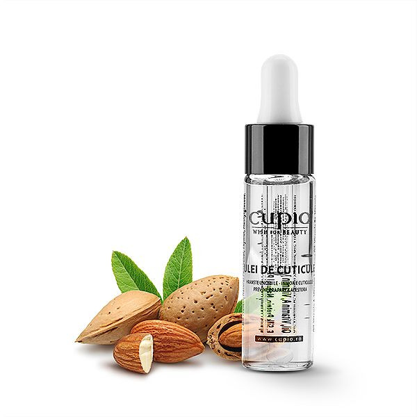 Cupio Ulei aromat cu pipeta pentru cuticule - Migdale 15ml