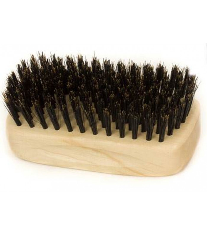 Denman Perie pentru barba cu peri de mistret si nailon Jack Dean Military Light Brown