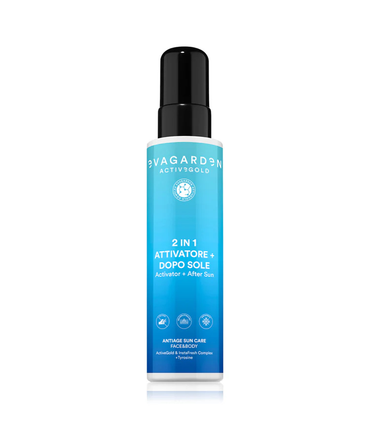 Evagarden Activator bronz 2in1 pentru fata si corp Activator&After Sun 150ml