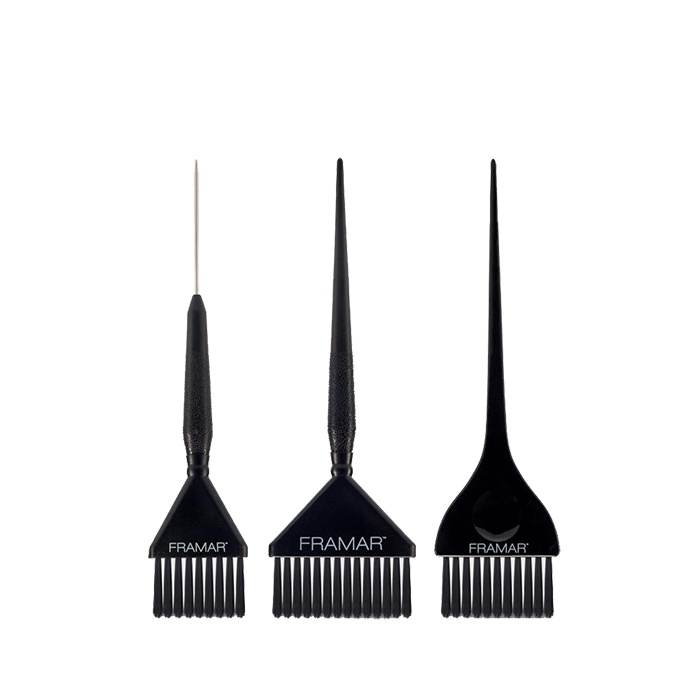 Framar Pensule pentru vopsit Familky Pack Black Set 3buc