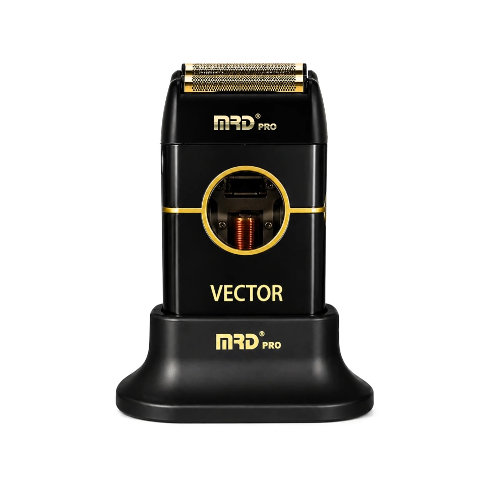 MRD PRO Aparat de ras dublu fara fir Vector Black Cordless Shaver