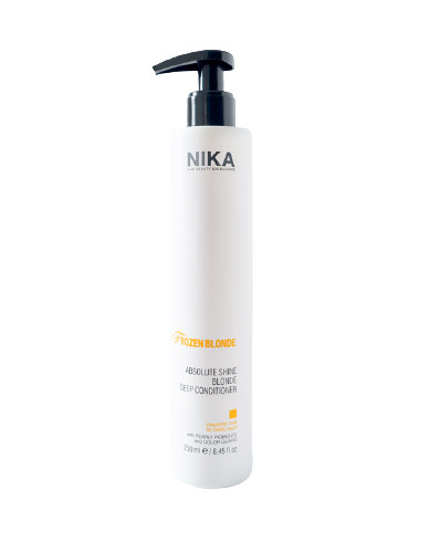 Nika Frozen Blonde Absolute Shine Deep Conditioner – Balsam masca pentru par blond 250ml Nika imagine noua