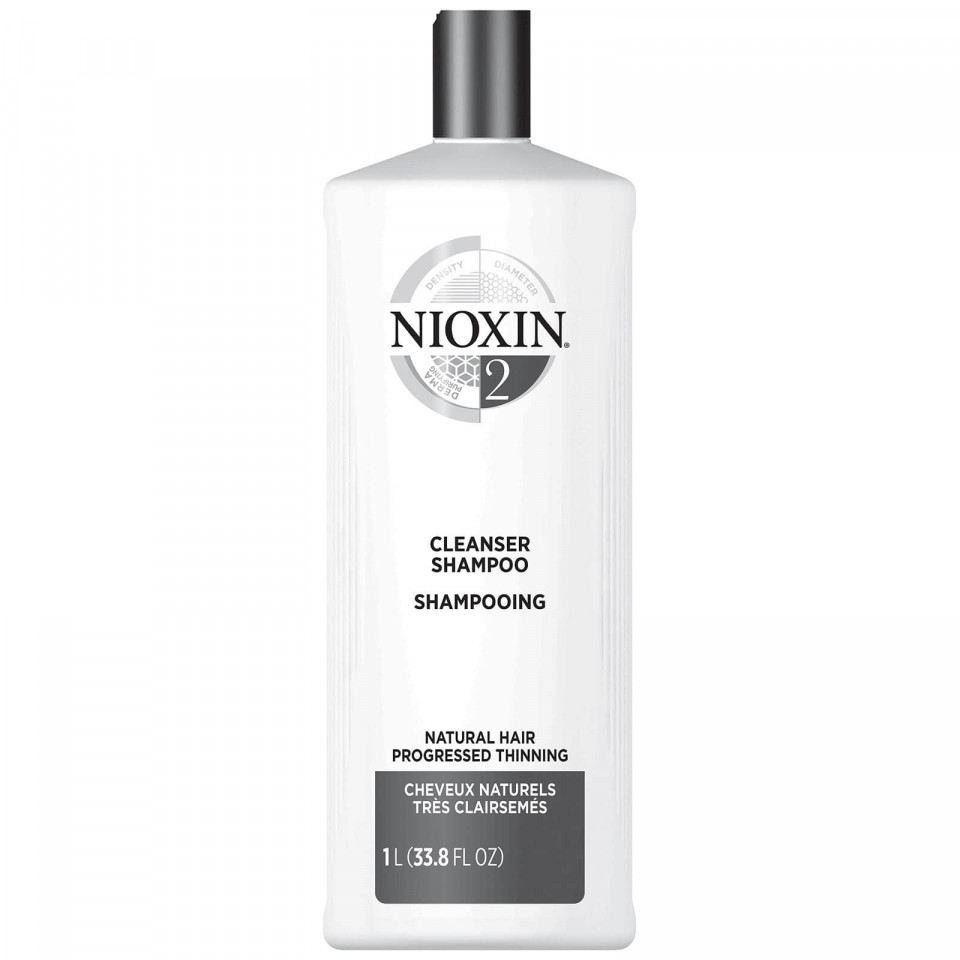 Nioxin System 2 Cleanser Sampon impotriva caderii parului 1000 ml 1000 imagine noua marillys.ro