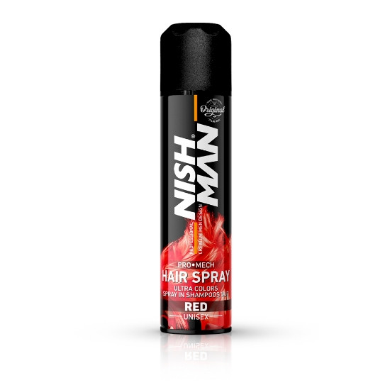NishMan Spray colorant rosu pentru par Ultra Colors Red 150ml 150ml imagine pret reduceri