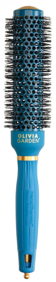 Olivia Garden Perie profesionala Ceramic+Ion Nano Thermic Speed XL Peacock 34mm