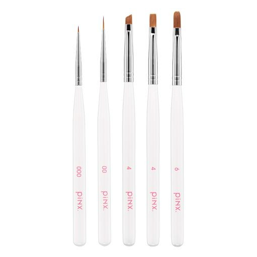 Pinx Set 5 pensule pentru manichiura Creative Babe