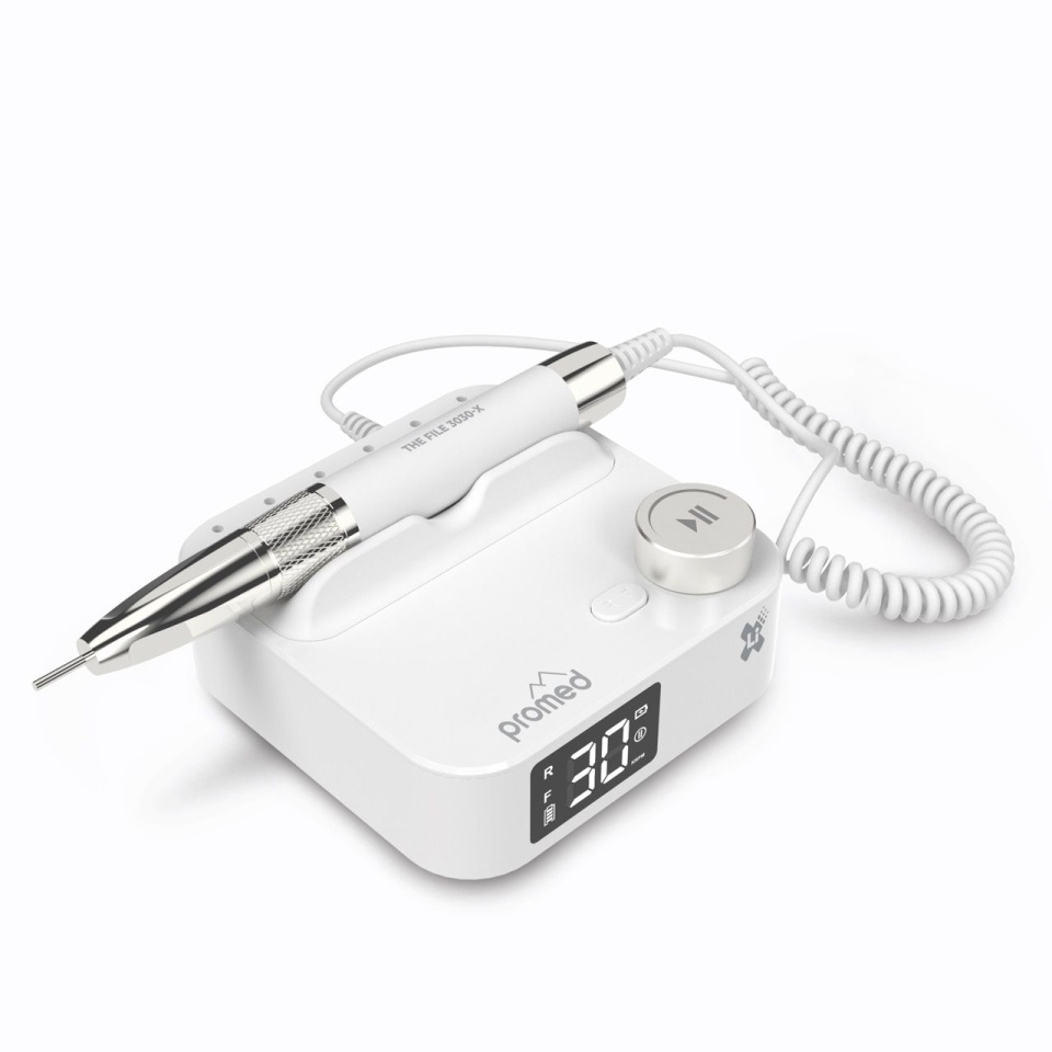 Promed Freza electrica pentru unghii fara fir The File 3030-X Cordless