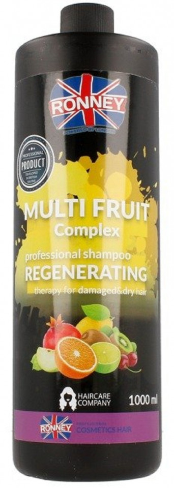 Ronney Multi Fruit Complex – Sampon pentru par uscat si degradat 1000ml 1000ml imagine noua marillys.ro