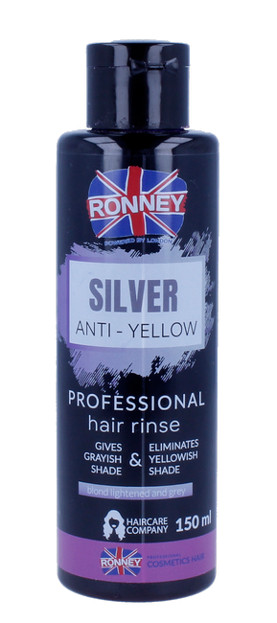 Ronney Professional Solutie de clatire pentru par blond Silver Anti-Yellow 150ml