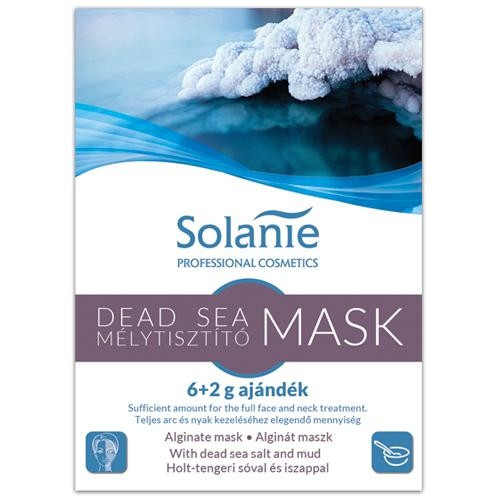 Solanie Dead Sea – Masca alginata de curatare profunda cu sare si namol 8g alginata imagine noua marillys.ro