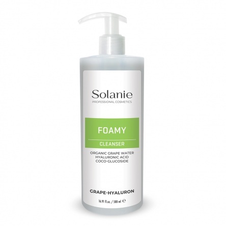 Solanie Gel spuma de curatare pentru fata Grape-Hyaluron 500ml
