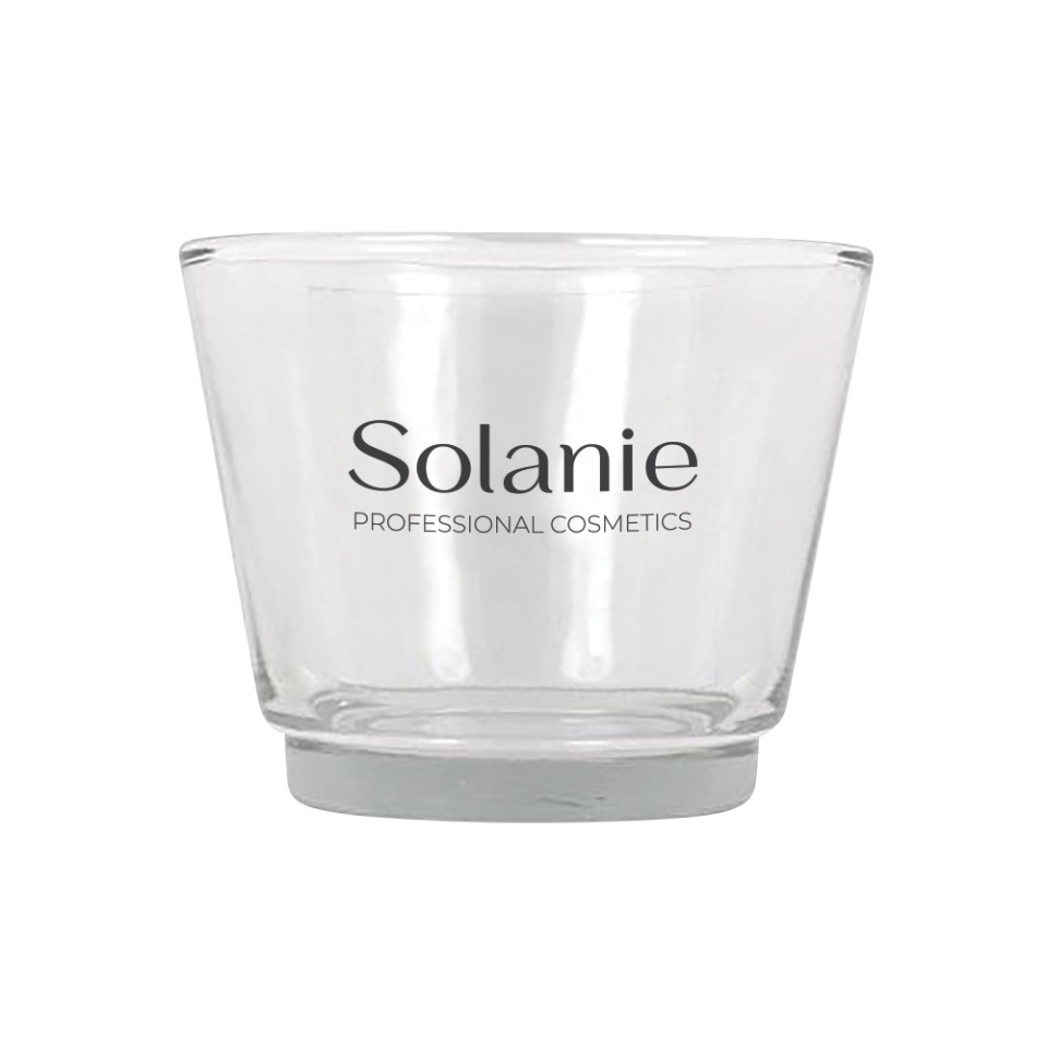 Solanie Pahar din sticla pentru amestecarea produselor cosmetice 120ml