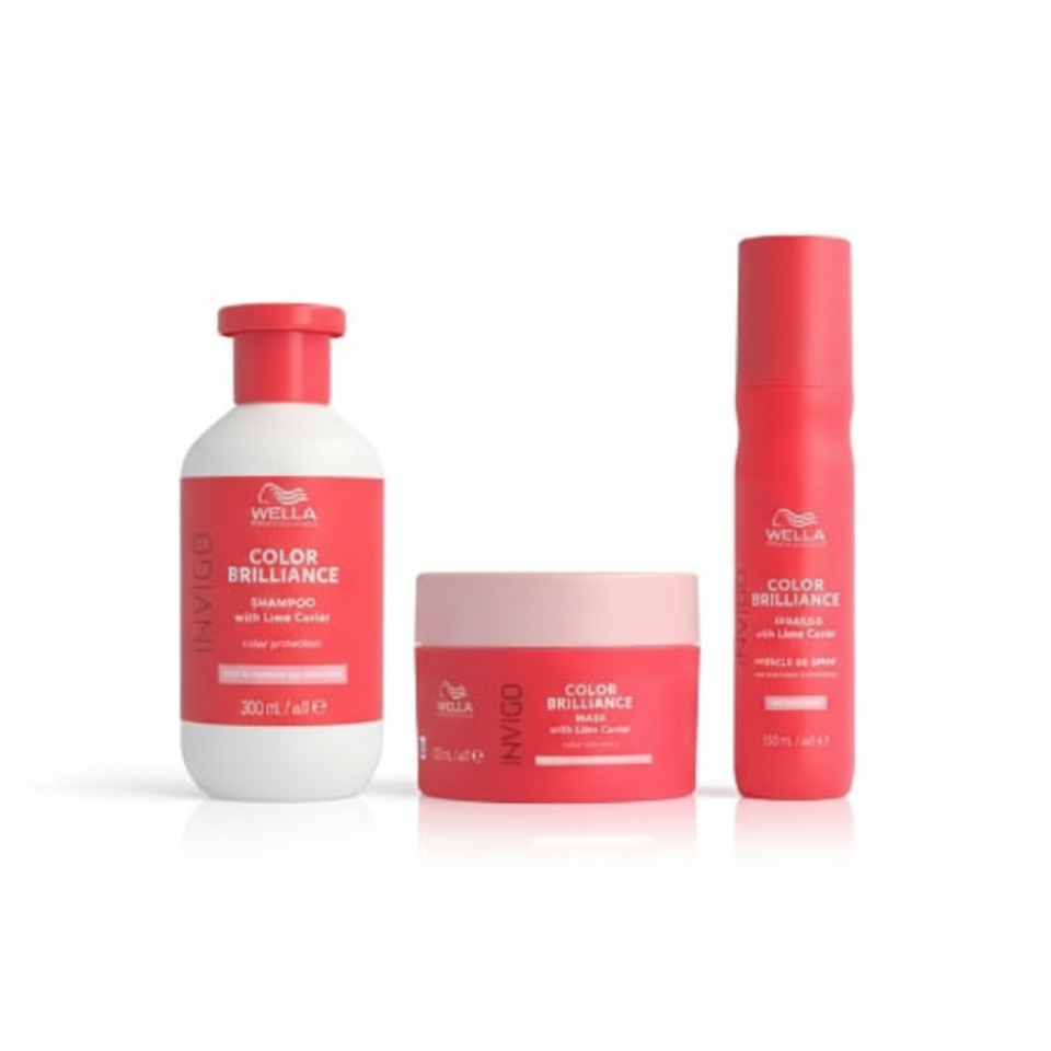 Wella Professionals Invigo Color Brilliance sampon par vopsit cu structura fina normala 250 ml + Invigo Color Brilliance Miracle BB Spray pentru par