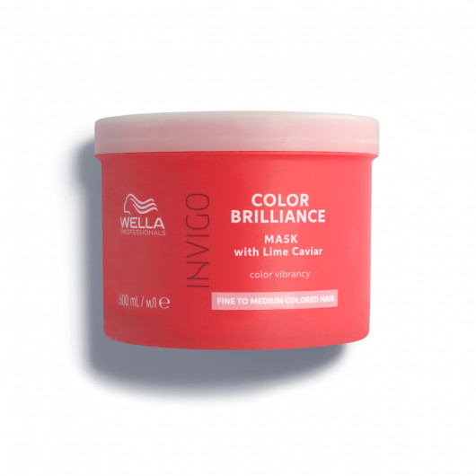 Wella Professionals Masca pentru par vopsit cu structura fina&medie Invigo Color Brilliance Fine/Medium 500ml 500ml