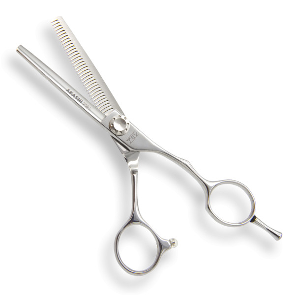 Akashi Light Cut I55 - Foarfeca de filat cu maner offset cu 35 de dinti 5.5 inch