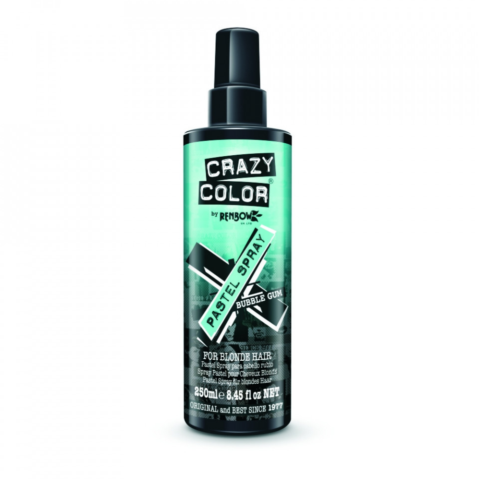 Crazy Color Pastel Spray colorant Bubble Gum 250ml 250ml imagine noua marillys.ro