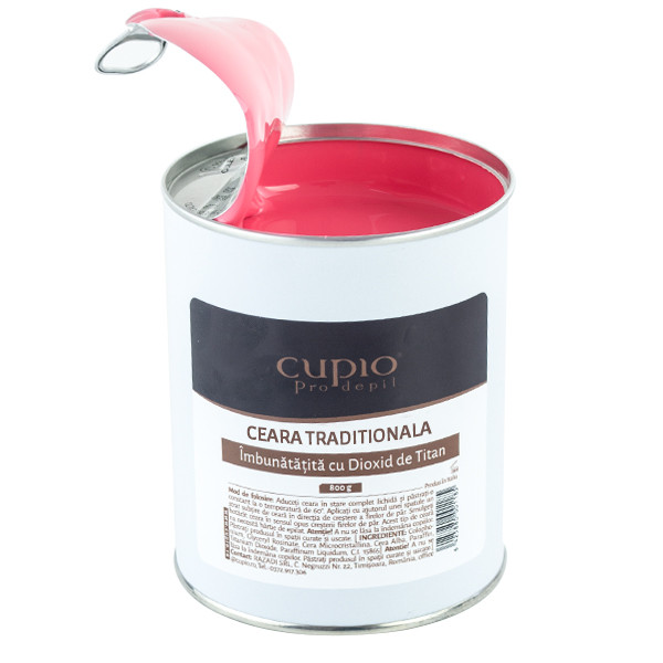 Cupio Ceara de epilat cu dioxid de titan 800ml