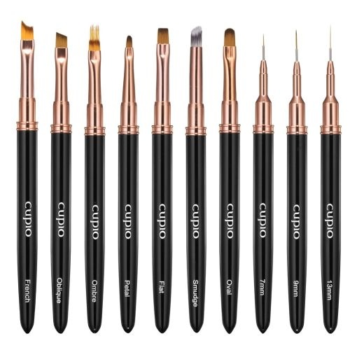 Cupio Pensule de manichiura Nail Artist 10buc