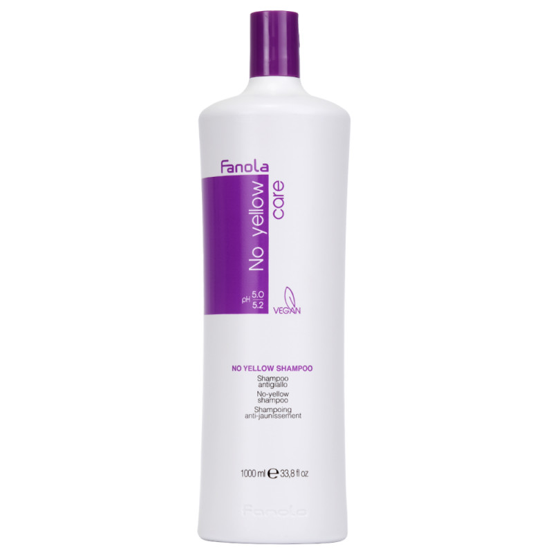 Fanola Sampon cu pigment violet pentru par blond No Yellow 1000ml