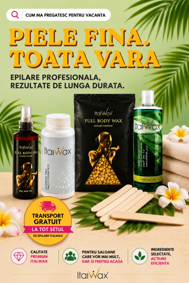 Italwax Kit de epilare profesionala pentru vara