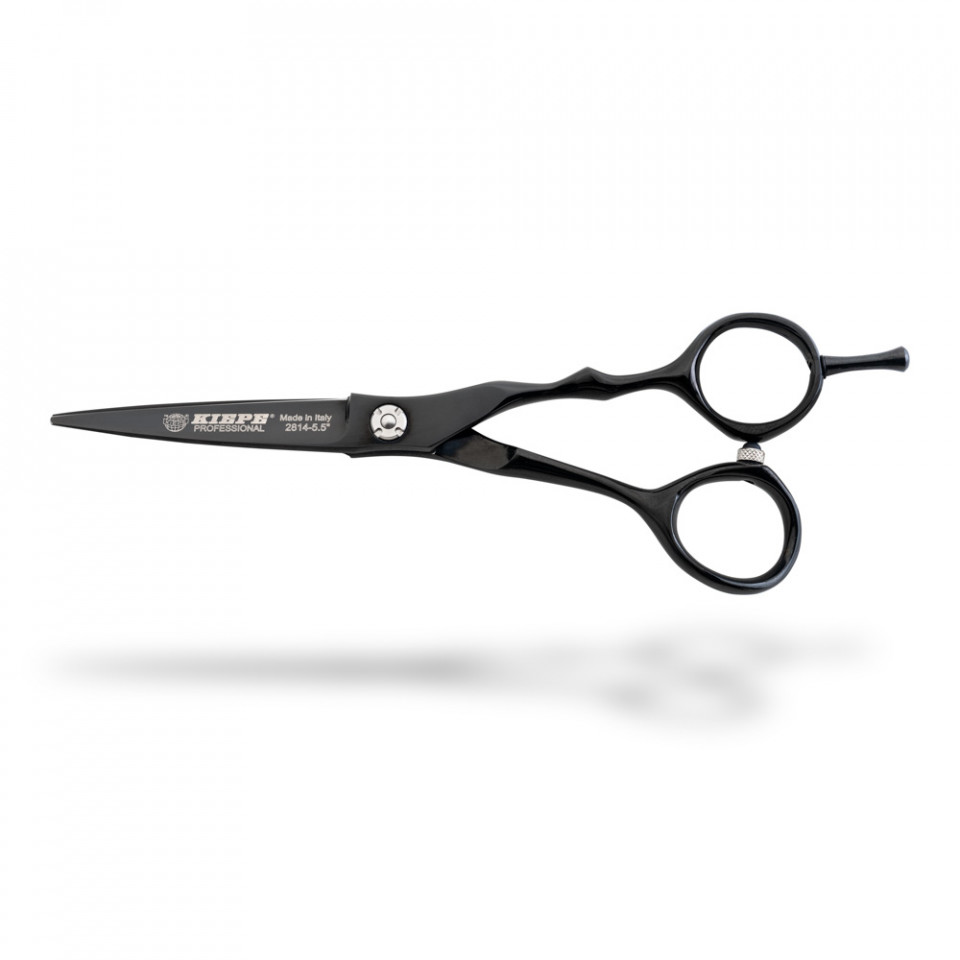 Kiepe Professional Foarfeca profesionala de tuns dreapta 5.5 inci Monster Cut Black Titanium