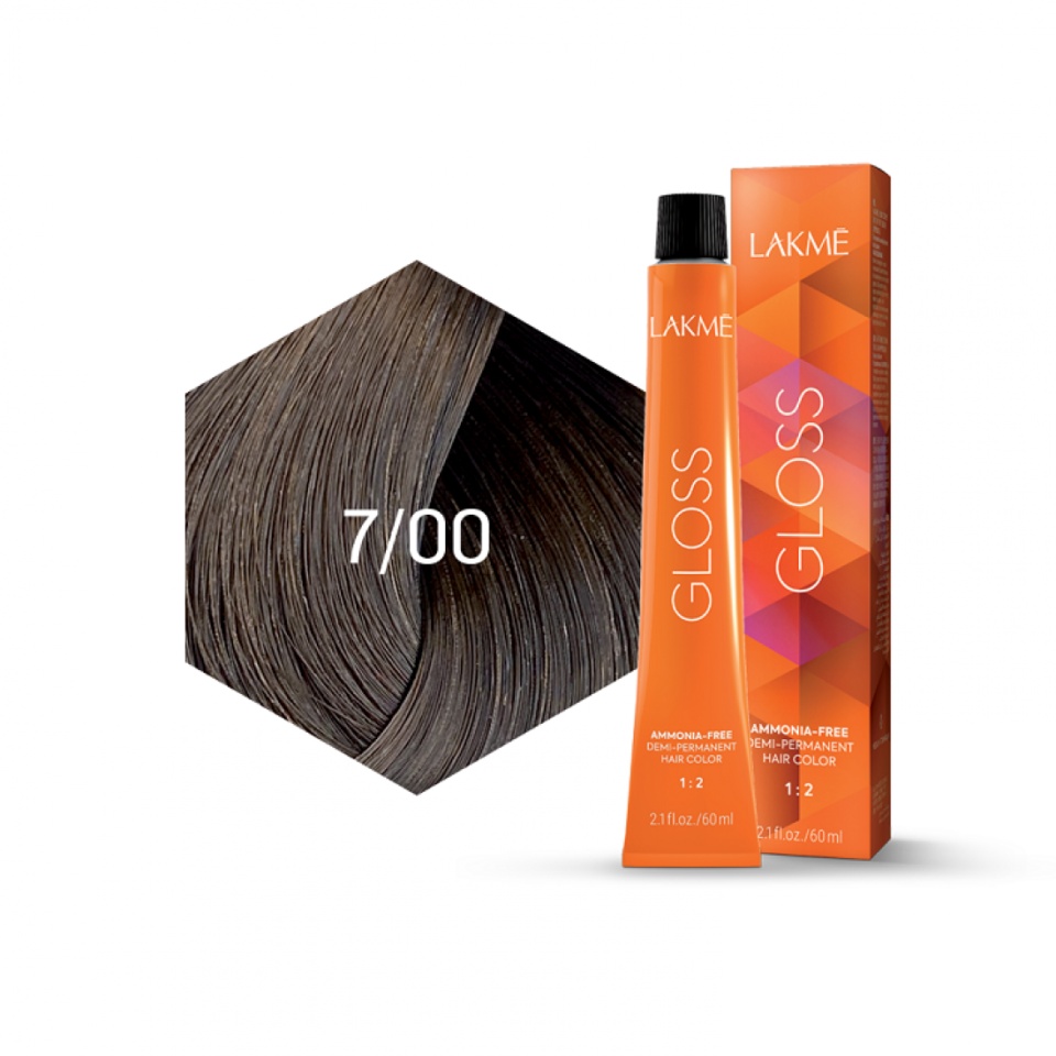 Lakme Vopsea de par demipermanenta 7/00 blond natural Gloss 60ml